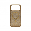 iPhone 17 Pro Glitter Diamond MagSafe Case, Shockproof Luxury Glitter Back Cover | Magnetic Wireless Charging Support | iCare
