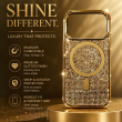 iPhone 17 Pro Glitter Diamond MagSafe Case, Shockproof Luxury Glitter Back Cover | Magnetic Wireless Charging Support | iCare