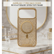iPhone 17 Pro Max Glitter Diamond MagSafe Case Compatible | Shockproof Glitter Back Cover | Magnetic Wireless Charging Support | iCare