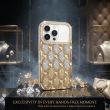 iPhone 17 Pro Max Glitter Diamond Checked Shockproof Designer Case | iCare