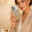 iPhone 17 Pro Max Glitter Diamond Checked Shockproof Designer Case | iCare