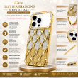 Glitter 17 Pro Diamond Checked Shockproof Designer Back Cover Case | iCare