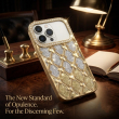 Glitter 17 Pro Diamond Checked Shockproof Designer Back Cover Case | iCare