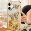 iPhone 17 iCare Luxury Diamond Butterfly Glitter Shockproof Case | iCare