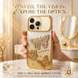 Glitter Diamond MagSafe Case Compatible with Apple iPhone 17 Pro Luxury Butterfly Rhinestone Magnetic Phone Cover | iCare