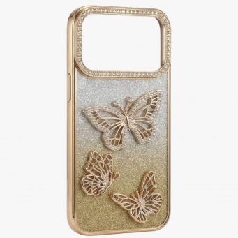 IPhone 17 Pro Max | Diamond Butterfly Glitter Bridal Case By iCare Sparkle Crystal Back Cover | iCare