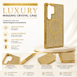 Glitter Diamond MagSafe Cover for Samsung Galaxy S24 Ultra | Luxury Sparkle Crystal Back Case | Shockproof Slim Bridal Cover &ndash; Samsung S24 Ultra | iCare