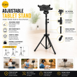 Universal Tablet Stand 7-12 Inch 360&deg; Rotation Adjustable Floor Stand Compatible with iPad, Kindle HD &amp; Samsung Galaxy Tab | iCare