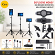 Universal 7-12 Inch Tablet Stand Compatible For iPad, Kindle HD, Samsung Galaxy Tab Adjustable Tripod Stand Holder | iCare