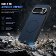 Carbon fibber Texture SiliconCase GP10 / 10Pro | Google Pixel 10/10 Pro Carbon Fiber MagSafe Case &ndash; Shockproof Protective Back Cover with Camera Protection &ndash; Blue | iCare