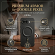 Carbon fibber Texture SiliconCase GP10A | Google Pixel 10A Carbon Fiber MagSafe Case By iCare Shockproof Anti-Scratch Slim Back Cover with Camera Protection &ndash; Black | iCare