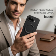 Carbon fibber Texture SiliconCase GP10A | Google Pixel 10A Carbon Fiber MagSafe Case By iCare Shockproof Anti-Scratch Slim Back Cover with Camera Protection &ndash; Black | iCare