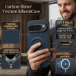Carbon fibber Texture SiliconCase GP10 Pro Xl | Google Pixel 10 Pro XL MagSafe Carbon Fiber Case By iCare Anti-Scratch Shockproof Slim Protective Cover with Lens Guard &ndash; Blue | iCare