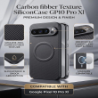 Carbon fibber Texture SiliconCase GP10 Pro Xl | Google Pixel 10 Pro XL MagSafe Carbon Fiber Case By iCare Anti-Scratch Shockproof Slim Protective Cover with Lens Guard &ndash; Grey | iCare