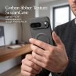 Carbon fibber Texture SiliconCase GP10 Pro Xl | Google Pixel 10 Pro XL MagSafe Carbon Fiber Case By iCare Anti-Scratch Shockproof Slim Protective Cover with Lens Guard &ndash; Grey | iCare