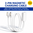 Smart Glasses &amp; Bluetooth Earbuds Magnetic Charger Cable | Dual-Head Type-C Charging Cord | iCare