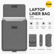 13 &amp; 14 Inch Universal PU Smart Laptop Sleeve with Stand, Mouse Pad, Accessory Pouch, Tablet Holder &amp; Water Resistant Protective Case &ndash; Grey | iCare