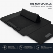 13 &amp; 14 Inch Universal PU Smart Laptop Sleeve with Stand, Mouse Pad, Accessory Pouch, Tablet Holder &amp; Water Resistant Protective Case &ndash; Black | iCare
