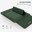 13 &amp; 14 Inch Universal PU Smart Laptop Sleeve with Stand, Mouse Pad, Accessory Pouch, Tablet Holder &amp; Water Resistant Protective Case &ndash; Green | iCare
