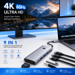 9-in-1 USB Type-C Hub Adapter Multiport Dock for MacBook, iPad, iPhone, Galaxy DeX, HP, Dell &amp; Steam Deck | iCare