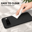 Google Pixel 10 Pro XL Silicone Phone Case | Anti-Scratch Anti-Fingerprint Camera Protection Cover &ndash; Black &ndash; Black by iCare | iCare