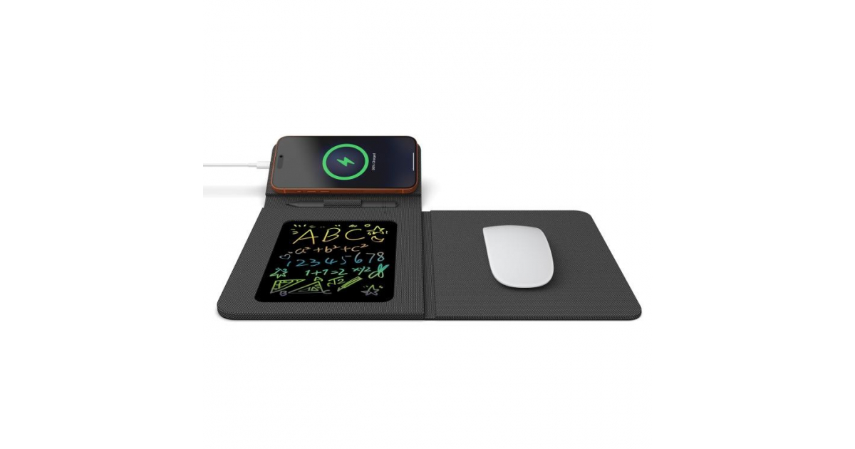 MagSafe 15W Wireless Mouse Pad Charger by iCare | Foldable Desk Mat ...