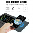 MagSafe 15W Magnetic Wireless Mouse Pad Charger | Foldable Multifunction Desk Mat for Phone, Earbuds &amp; Smartwatch | iCare