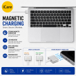 USB-C to MagSafe 3 Fast Charging Cable 2M for MacBook White | iCare