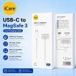 USB-C to MagSafe 3 Fast Charging Cable 2M for MacBook White | iCare