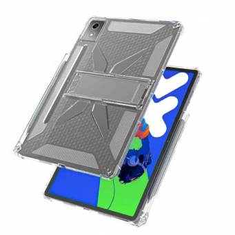 Motorola Pad 60 Pro 12.7 Inch Clear Transparent Shockproof Tablet Case with Built-in Kickstand | iCare