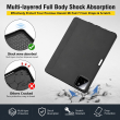 Smart Case for Xiaomi Pad 7 (11.2-Inch) &ndash; Trifold Stand Cover with Auto Sleep/Wake &amp; Shockproof TPU Back (Models 2410CRP4CG, 2410CRP4CC, 2410CRP4CI) &ndash; Black | iCare