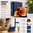 Smart Case for Xiaomi Pad 7 (11.2-Inch) &ndash; Trifold Stand Cover with Auto Sleep/Wake &amp; Shockproof TPU Back (Models 2410CRP4CG, 2410CRP4CC, 2410CRP4CI) &ndash; Blue | iCare