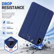 Smart Case for Xiaomi Redmi Pad 2 (11-Inch) &ndash; Trifold Stand Cover with Auto Sleep/Wake, TPU Shockproof Back &amp; Stylus Pen Holder &ndash; Redmi Pad 2 Blue | iCare