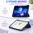 Smart Case for Xiaomi Redmi Pad 2 (11-Inch) &ndash; Trifold Stand Cover with Auto Sleep/Wake, TPU Shockproof Back &amp; Stylus Pen Holder &ndash; Redmi Pad 2 Blue | iCare