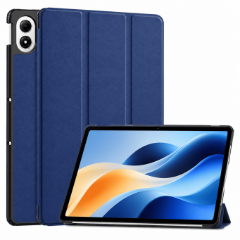 Smart Case for Xiaomi Redmi Pad Pro (12.1-Inch) &ndash; Trifold Stand Cover with Auto Sleep/Wake &amp; Shockproof TPU Back Shell &ndash; Redmi Pad Pro Blue | iCare