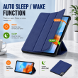 Smart Case for Xiaomi Redmi Pad Pro (12.1-Inch) &ndash; Trifold Stand Cover with Auto Sleep/Wake &amp; Shockproof TPU Back Shell &ndash; Redmi Pad Pro Blue | iCare