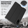 Smart Case for Xiaomi Redmi Pad SE (11-Inch) &ndash; Trifold Stand Cover with Auto Sleep/Wake, TPU Shockproof Back &amp; PU Leather Finish (Black) | iCare