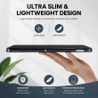 Smart Case for Xiaomi Redmi Pad SE (11-Inch) &ndash; Trifold Stand Cover with Auto Sleep/Wake, TPU Shockproof Back &amp; PU Leather Finish (Black) | iCare
