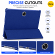 OnePlus Pad Go 11.35 Inch Soft TPU Smart Flip Back Cover with PU Leather Tri-Fold Stand &ndash; Blue | iCare