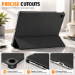 OnePlus Pad 2 12.1 Inch Auto Sleep/Wake | Slim Shockproof Protective Tablet Smart Flip Case &ndash; Black | iCare