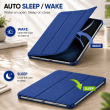 OnePlus Pad 2 12.1 Inch Auto Sleep/Wake | Slim Shockproof Protective Tablet Smart Flip Case &ndash; Blue | iCare