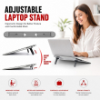 Laptop portable metal Stand | Universal Foldable Aluminium Laptop Stand for Laptop, Tablet &amp; Keyboard | iCare