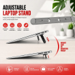 Laptop portable metal Stand | Universal Foldable Aluminium Laptop Stand for Laptop, Tablet &amp; Keyboard | iCare
