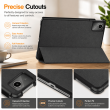Smart Case for Lenovo Tab M11 (11-Inch) &ndash; Trifold Stand Cover with Auto Sleep/Wake &amp; Shockproof Back (Models TB330XU, TB330FU) &ndash; Black | iCare