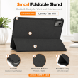 Smart Case for Lenovo Tab M11 (11-Inch) &ndash; Trifold Stand Cover with Auto Sleep/Wake &amp; Shockproof Back (Models TB330XU, TB330FU) &ndash; Black | iCare