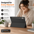 Lenovo Idea Tab Pro 12.7 Inch Smart Flip Case PU Leather Trifold Stand Cover with Auto Sleep/Wake &ndash; Black | iCare