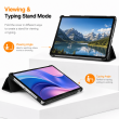 Lenovo Idea Tab Pro 12.7 Inch Smart Flip Case PU Leather Trifold Stand Cover with Auto Sleep/Wake &ndash; Black | iCare