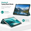 Lenovo Idea Tab Pro 12.7 Inch Smart Flip Case PU Leather Trifold Stand Cover with Auto Sleep/Wake &ndash; Green | iCare