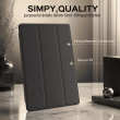 Samsung Galaxy Tab A11 8.7 Inch (SM-X133 / SM-X134 / SM-X135) Trifold PU Leather Cover Flip Case &ndash; Black | iCare