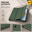 Samsung Galaxy Tab A11 8.7 Inch (SM-X133 / SM-X134 / SM-X135) Trifold PU Leather Cover Flip Case &ndash; Green | iCare